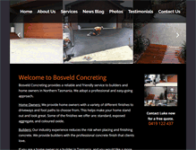 Tablet Screenshot of bosveldconcreting.com.au